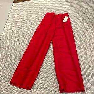 NWT Zara wide leg linen pants